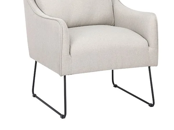 Steel sled-base armchair by Dingxing, Anji China